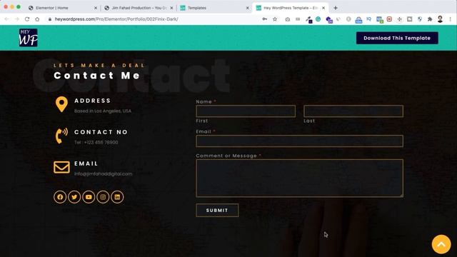 How To Build Your Own Website 2022 | WordPress Personal Portfolio Website Using Elementor Templates смотреть онлайн