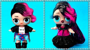 Трансформация ЛОЛ в салоне красоты. Новая прическа и стиль куклы лол сюрприз. Мультик LOL surprise