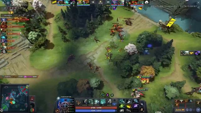 TEAM SPIRIT Vs NAVI - RAMPAGE! - DPC 2023 EEU SPRING TOUR 2 Dota 2 Highlights