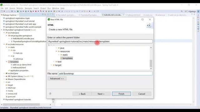 Java Thymeleaf Template Tutorial | Crash Course смотреть онлайн