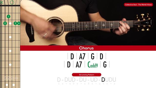 The World I Know Guitar Cover Collective Soul 🎸|Tabs + Chords| смотреть онлайн