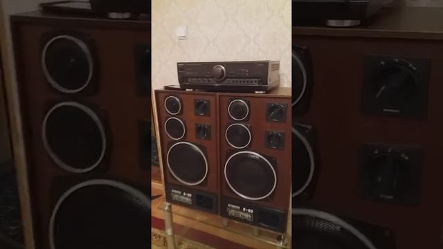 Колонки S90 усилитель Techniks