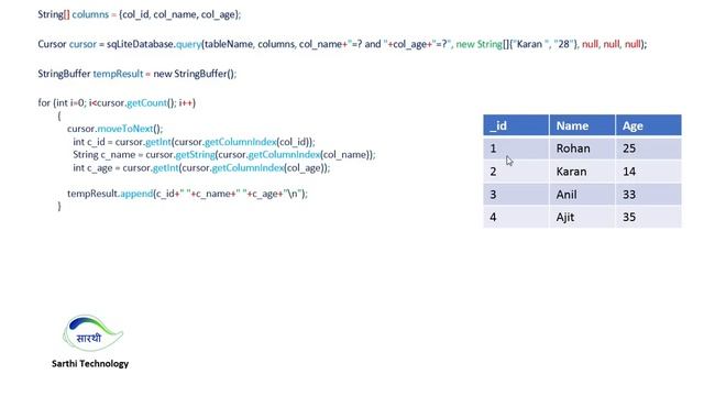 Select query in SQLite android हिन्दी, SQLite Database Tutorial Android смотреть онлайн