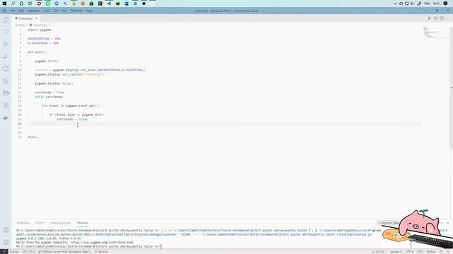Tutorial Pygame Instalacion Y Primer Programa смотреть онлайн