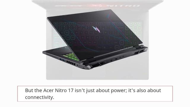 Acer Nitro 17 Gaming Laptop | AMD Ryzen 7 7735HS Octa-Core CPU: Power and Performance in One смотреть онлайн