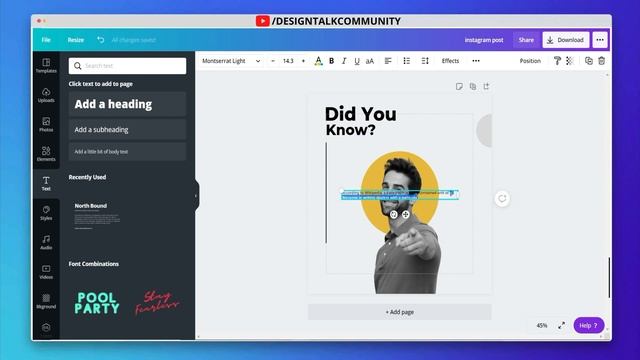 | Social Media Banner Design| Instagram post design in canva | Tutorial | Designtalk | Part 3 | смотреть онлайн