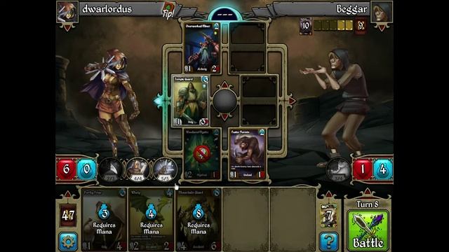 Kingdoms CCG Gameplay 3 [STEAM version] смотреть онлайн