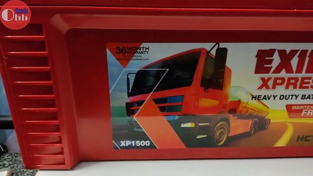 Exide Xpress XP1500 Maintenance Free Heavy Duty Battery Review | 40Seater Bus Damdar Battery смотреть онлайн