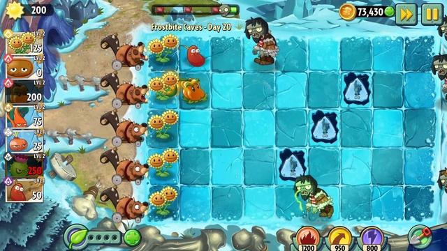 ?ОТМЕЧАЕМ ЛЕТО В ХОЛОДНЫХ ПЕЩЕРАХ ➤ №15 ➤ Plants VS Zombies 2 смотреть онлайн