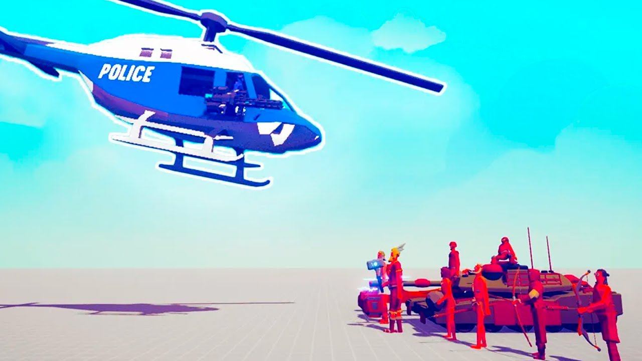 HELICOPTER vs RANGE UNITS | TABS - Totally Accurate Battle Simulator смотреть онлайн