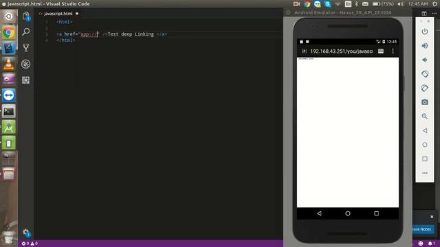 deep linking android tutorial смотреть онлайн