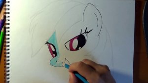 Как нарисовать пони Радуга Дэш, How to draw Pony Rainbow Dash, Como dibujar pony Rainbow Dash