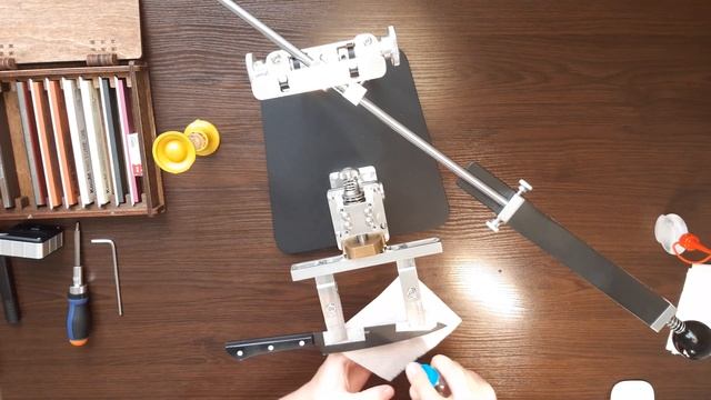 Заточка нового ножа Samura Микроскопия режущей кромки Заточка на станке Как Бритва смотреть онлайн