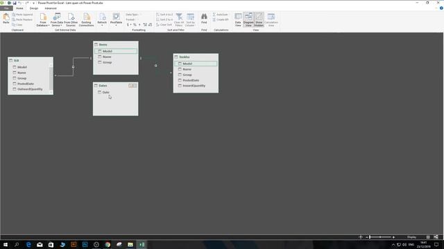 Làm quen với Power Pivot (Phần 2: Kết nối dữ liệu Diagram View & Detect) смотреть онлайн
