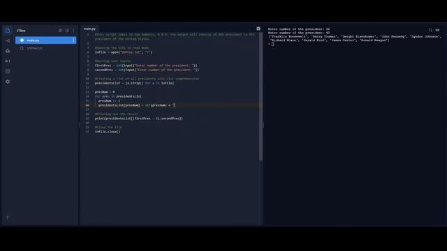 Simple Python Scripts #8 - Listing Presidents смотреть онлайн