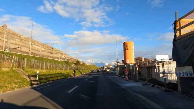 Switzerland's Must See! Driving By Lake Léman & The Swiss Alps  ?? | Lake Road Lausanne To Vevey 4K