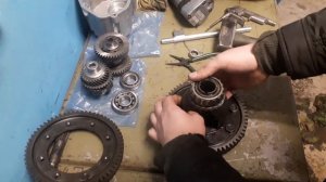 Сборка дифференциала КПП ВАЗ 2111(сателлитные шестерни)