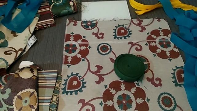 DIY. Сшила рюкзак для покупок из образцов обивочной ткани. Идеи использования бросовых материалов. смотреть онлайн