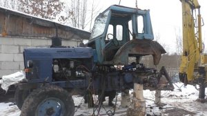 Замена кабины мтз 50//Жизнь в деревне//Деревня
