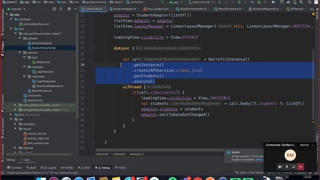 Clase17-2 Conexión a Servicios смотреть онлайн