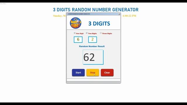 3 Digits Random Number Generator for Free смотреть онлайн