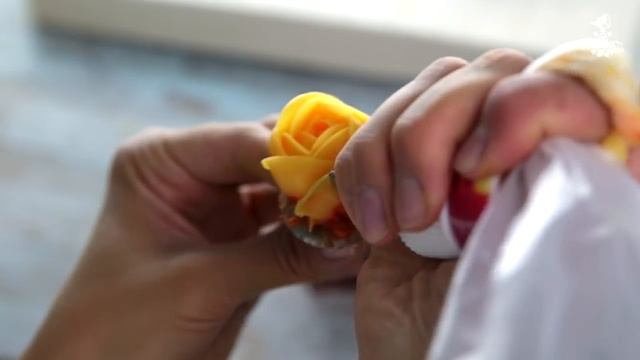 Круглая роза из крема chantyflex шантифлекс | упругий бразильский крем смотреть онлайн