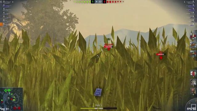 WoT Blitz PC версия Т54 захватчик смотреть онлайн