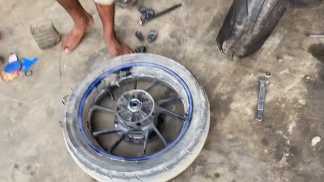 180mm fat tyre in r15 v3| R15 v3 Modified tyre | installing 180 mm fat tyre r15 смотреть онлайн