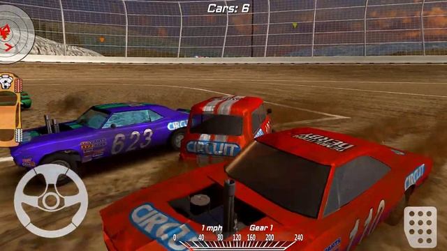 Demolition Derby 2 : Dirt Dome Racing Best Android Gameplay #1 смотреть онлайн