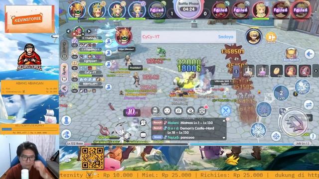 [LIVE] RAGNAROK X - BOSS HUNT SANTAI SAMBIL NGOBROL, BESOK ENCHANT LAGI смотреть онлайн