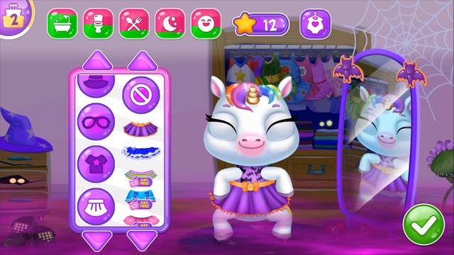 My Baby Unicorn 2 Birthday! ? | New Halloween Update & Gameplay ? | TutoTOONS смотреть онлайн