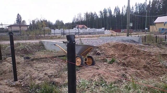 Фундамент под забор винтовые сваи, Рощино смотреть онлайн