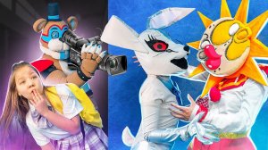 СОЛНЦЕ ФНАФ ПАРЕНЬ ВАННИ Фнаф! КСЮША СНЯЛИ НА КАМЕРУ ФНАФ ФРЕДДИ и Аниматроников в реальной жизни!