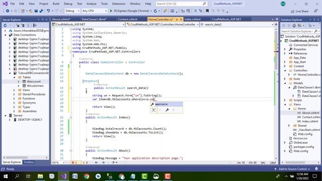 how we search specific data in asp.net using SQL data classes approach, search method in asp.net MV смотреть онлайн