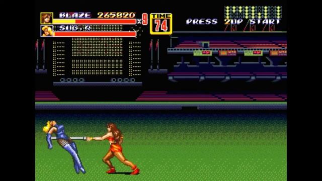 Sega Mega Drive 2 (Smd) 16-bit Streets of Rage 2  (Bare Knuckle 2) Stage 4