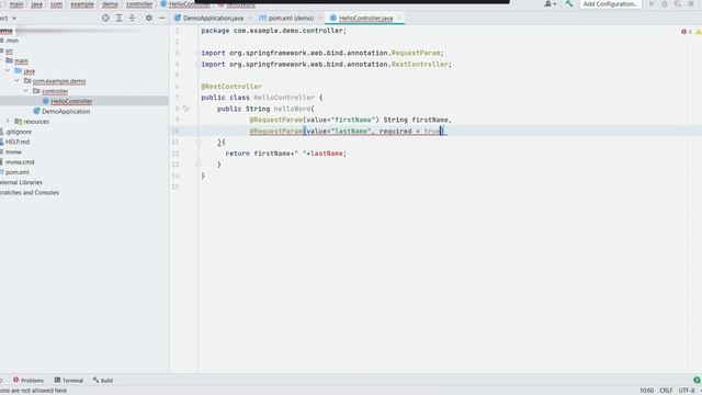 Beginners TUTORIAL : SPRING-BOOT and @RequestParam ! смотреть онлайн
