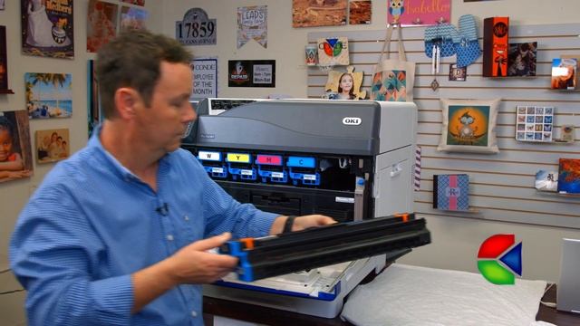 OKI Pro 9541WT White Toner Printer - How to Setup смотреть онлайн