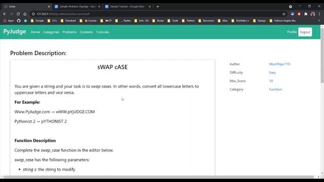 PyJudge - Online Judge for Python [Python & Django] смотреть онлайн