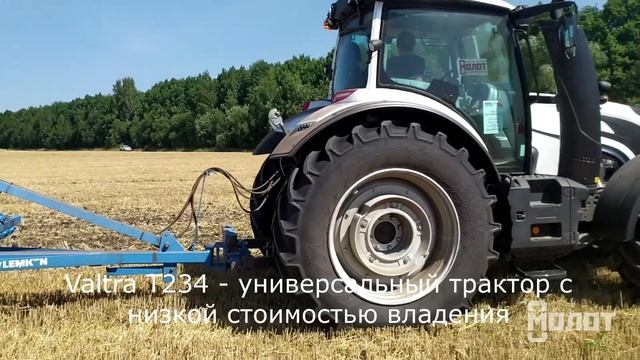 Демопоказ Valtra T234 с Lemken Rubin 9 - Орловская область КФХ Стебаков смотреть онлайн