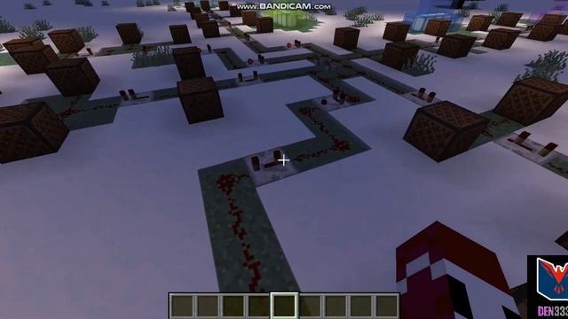 Построил и сделал музыку с помощью музыкальных блоков и редстоуна в майнкрафт 1.16 смотреть онлайн