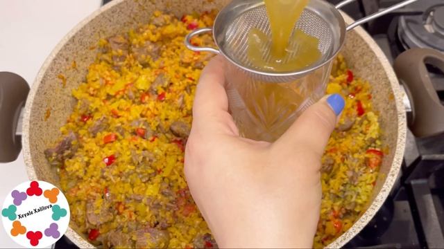 Ətli BULQUR Plovu.Etli Bulqur Pilavı.Плов из булгура.Pilaf