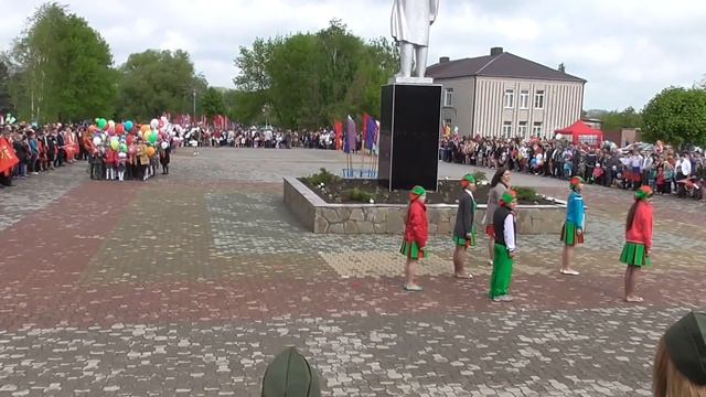 Парад 9.05.2015 в ст. Кагальницкой смотреть онлайн