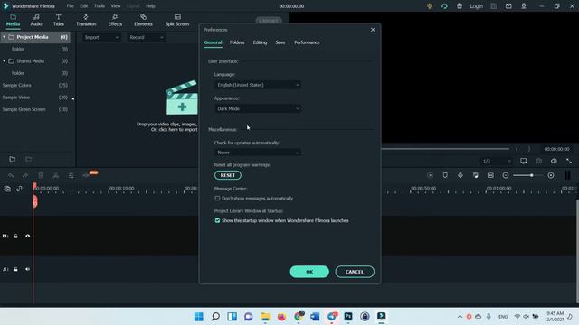 Filmora, How To Change Product Language Interface