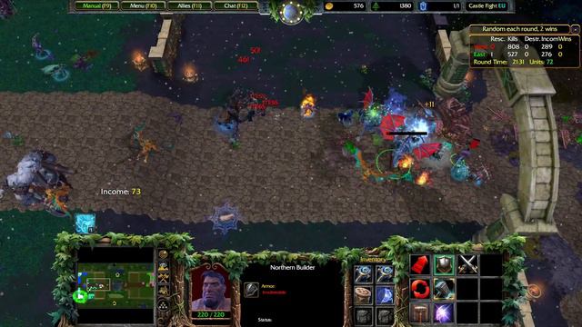 Warcraft 3 Reforged: [Castle Fight] 40 Minute GAMEPLAY 1080p 60fps смотреть онлайн