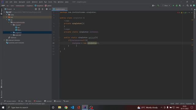 [JAVA] OOP 2 - Garbage Collection, Singleton Class, Encapsulation, Abstraction, Getters and Setters смотреть онлайн