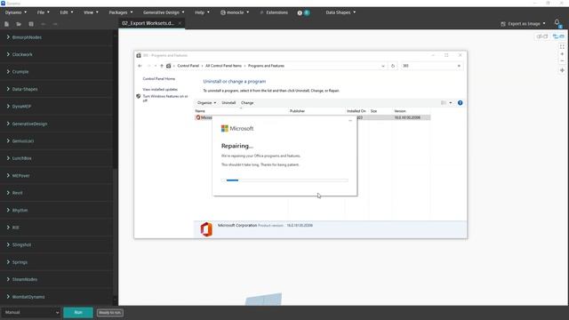 Repair Excel import or export inside Dynamo смотреть онлайн