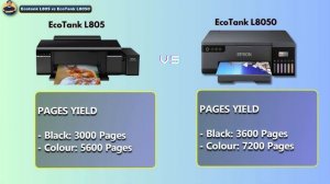 Epson EcoTank L805 vs EcoTank L8050 Printer 2023 | Best Photo Printer | pvc id card printer | हिंदी