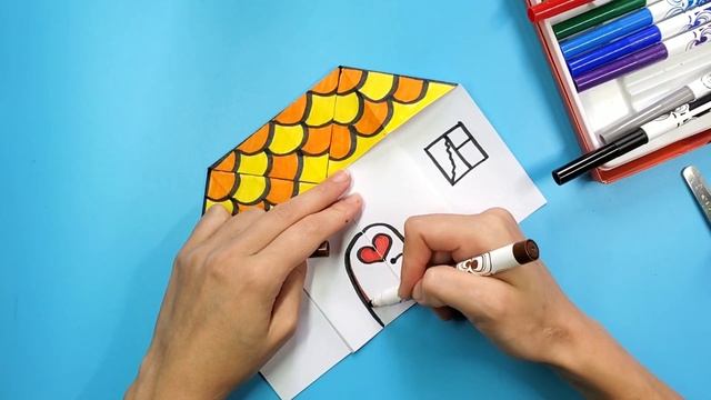 ? How to make a folding origami house from 1 sheet of A4 paper with your own hands смотреть онлайн