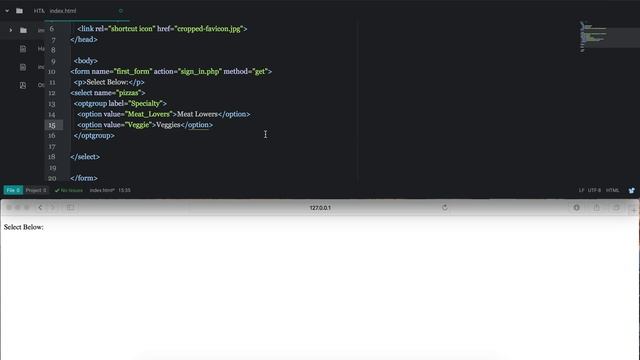 HTML Tutorial | Forms Part 4 | Option Group смотреть онлайн