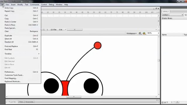 Drawing Butterfly In Adobe Flash cs3 Tamil Part-1 смотреть онлайн